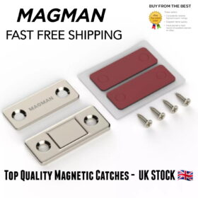 Very Strong Magnetic Catch Latch Ultra Thin For Door Cabinet Cupboard
