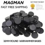 32mm Round Bases Miniature Models Wargaming Warhammer 40K AoS Games Workshop