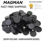 25mm Round Bases Miniature Models Wargaming Warhammer 40K AoS Games Workshop