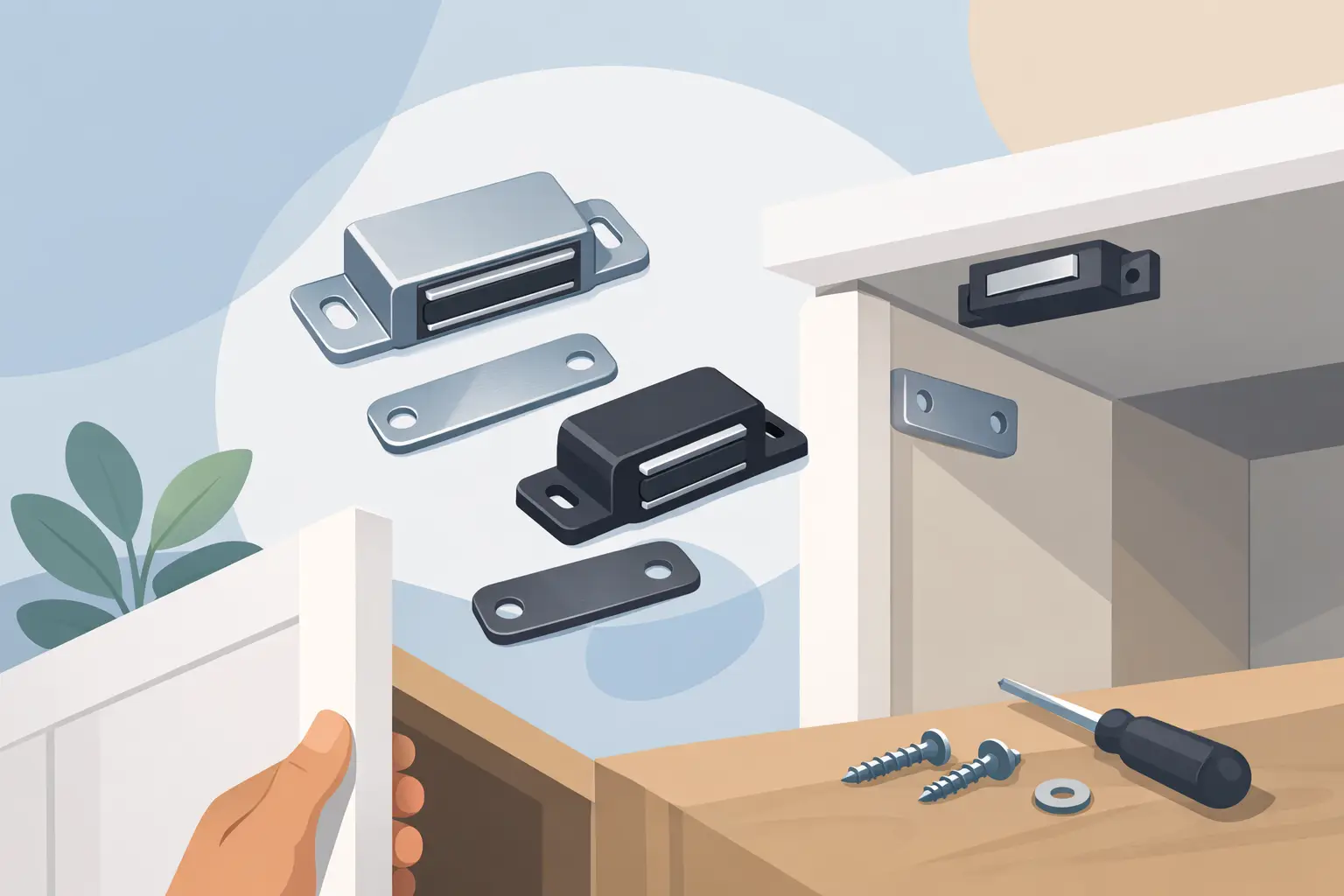 How to Choose Magnetic Catches for Cabinets
