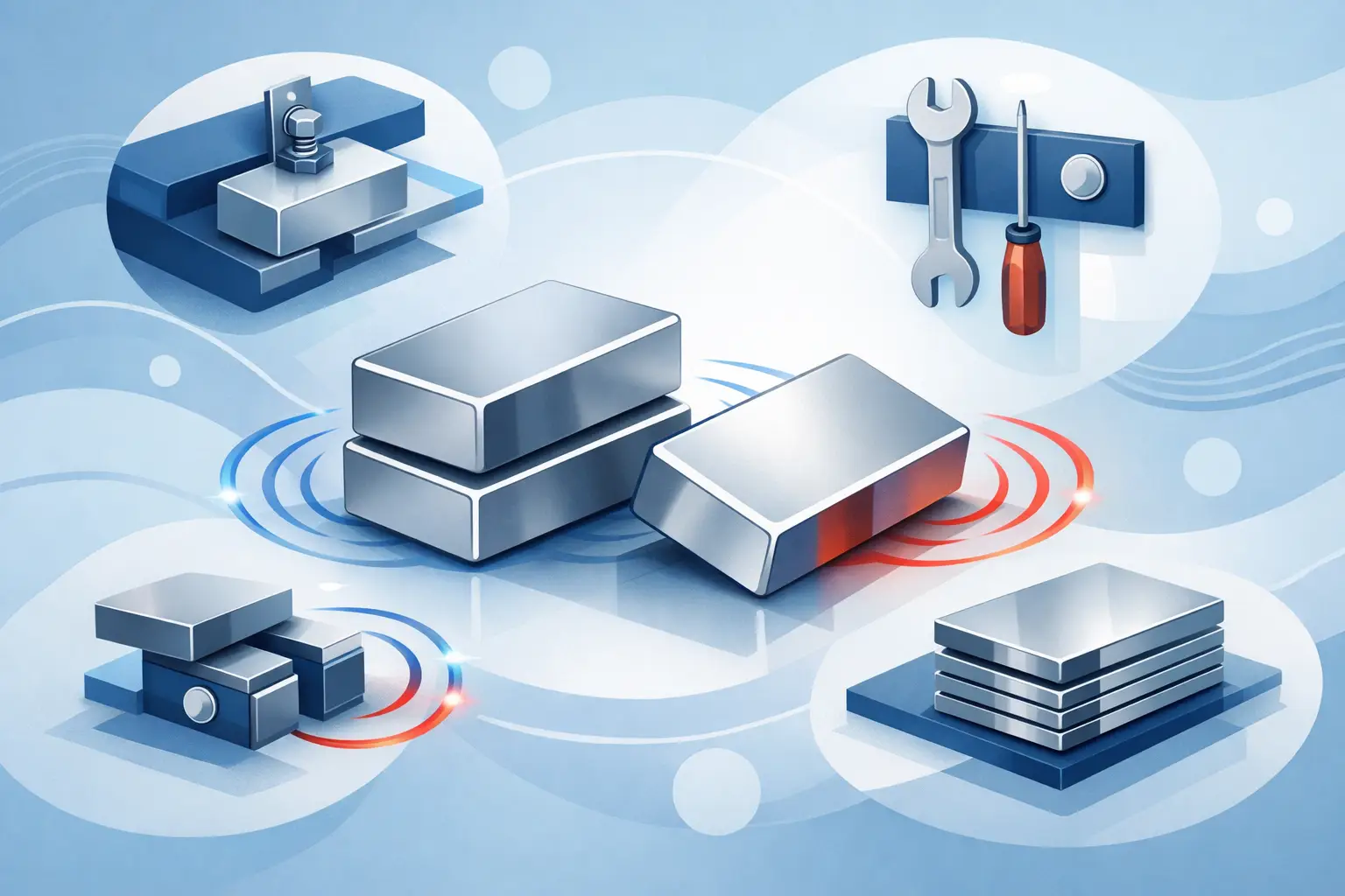 N52 Block Magnets for Stronger Fixing