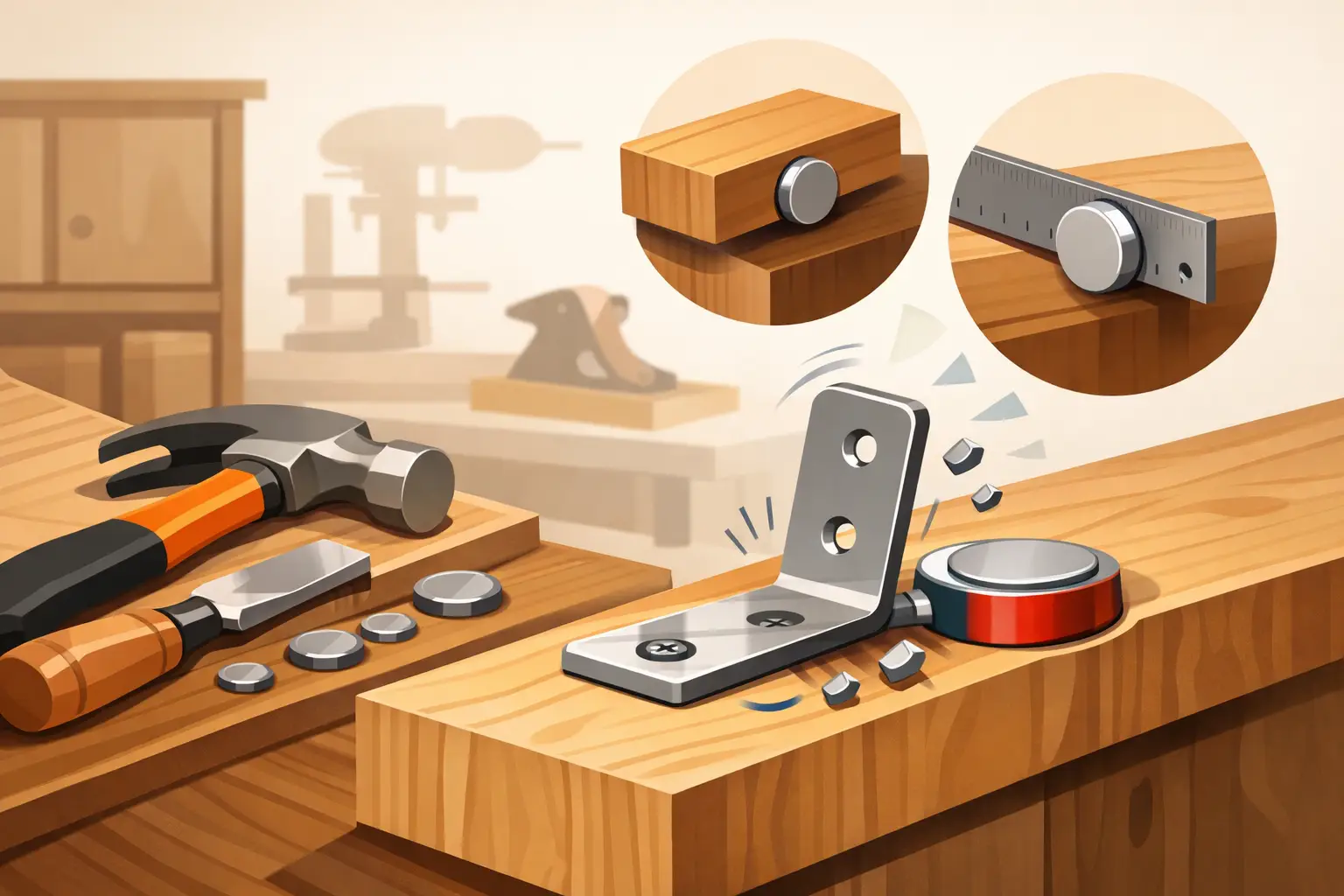 Strong Magnets for Woodwork That Hold