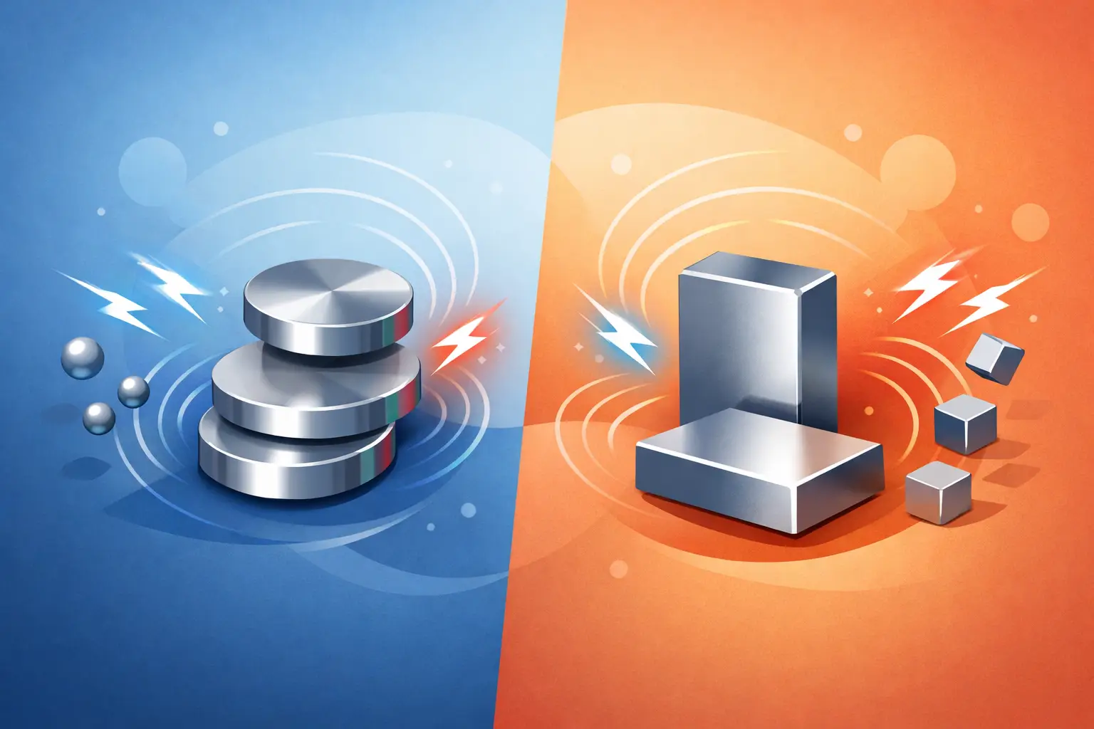 Disc Magnets vs Block Magnets
