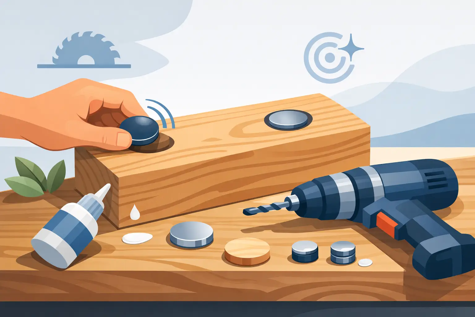 How to Attach Magnets to Wood Properly