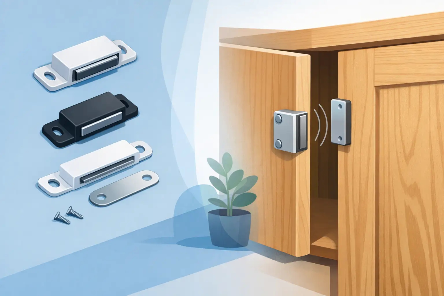 Choosing Replacement Magnetic Door Catches