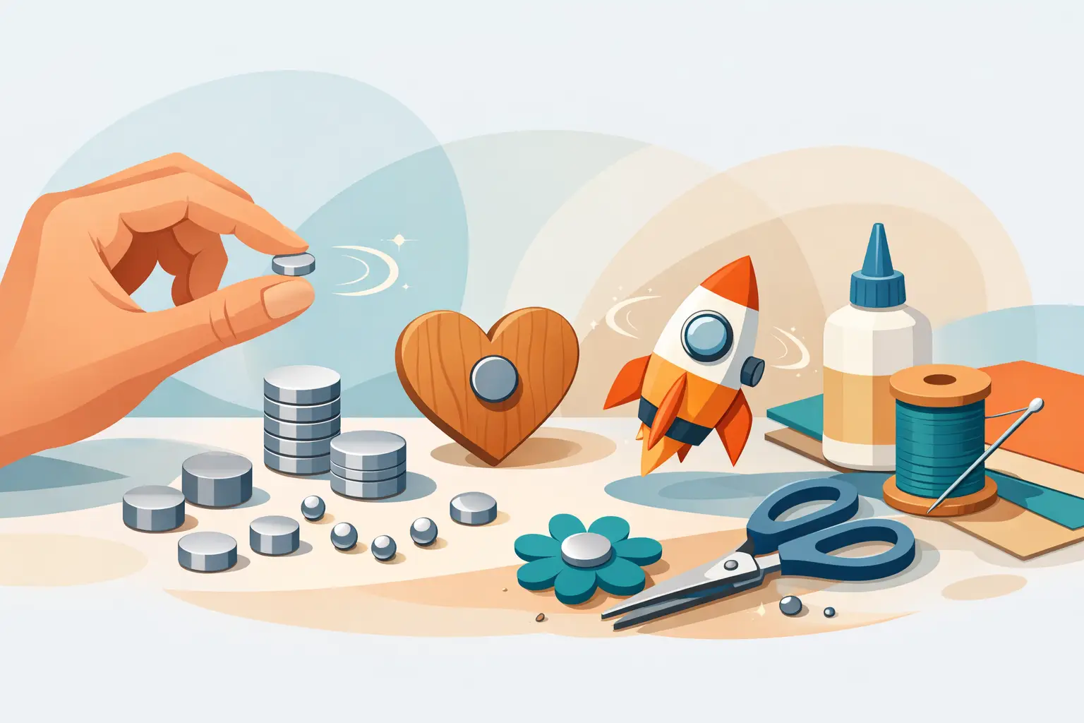 Choosing Small Powerful Magnets for Crafts