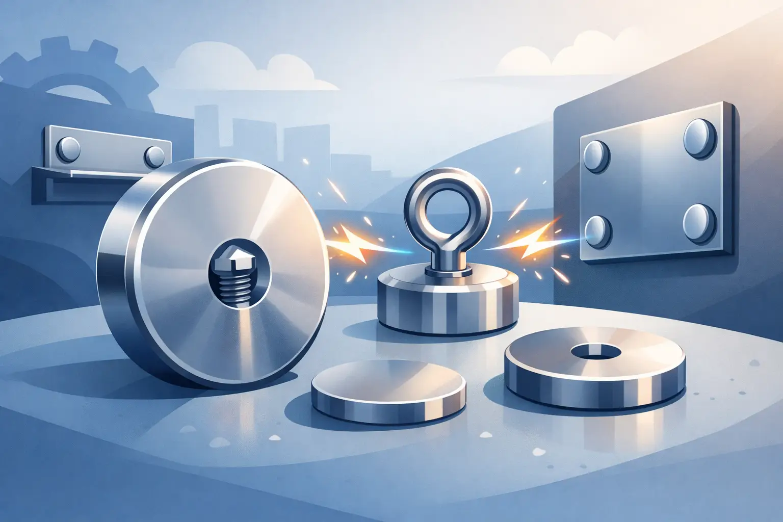 Neodymium Fixing Magnets for Strong Mounting
