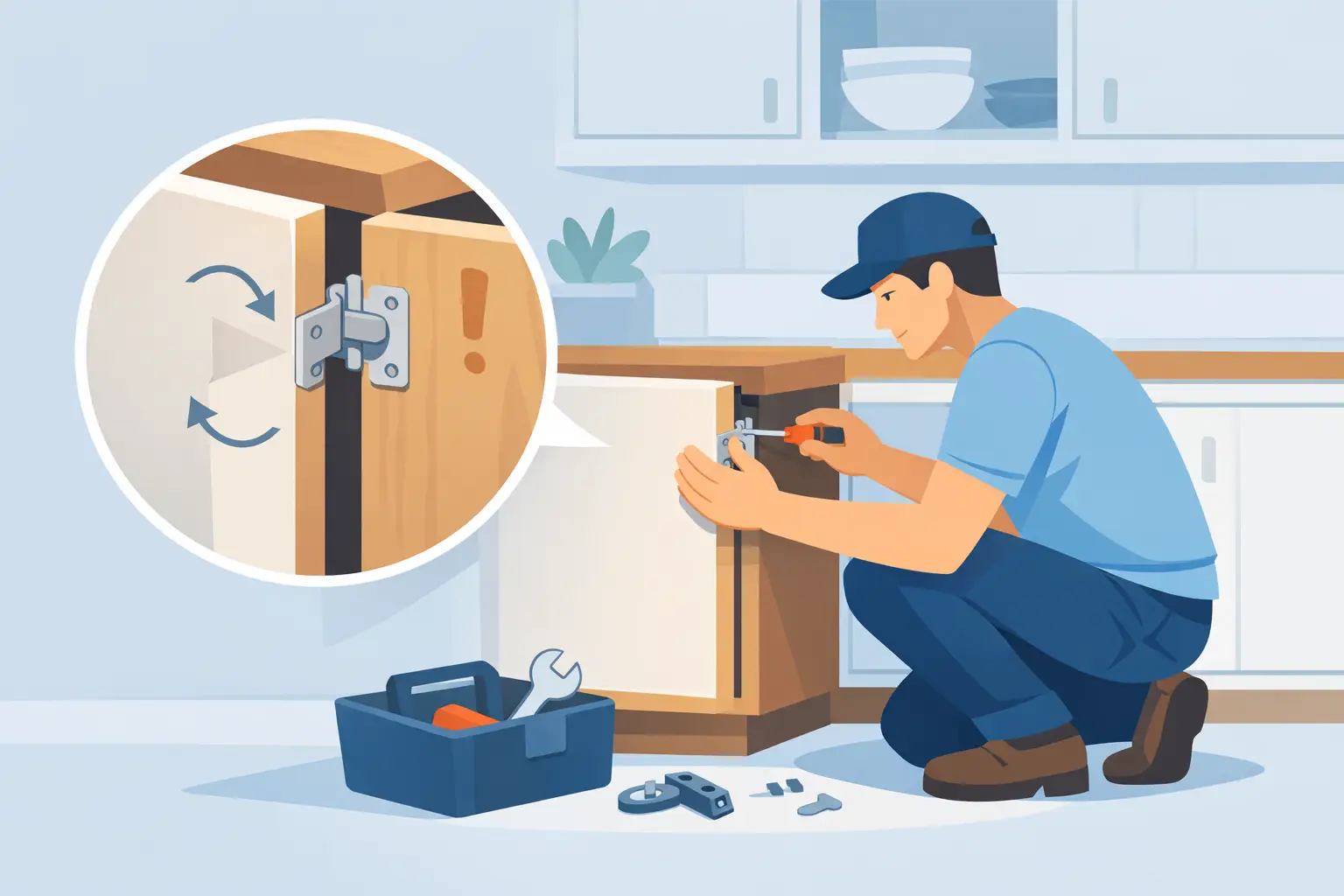 How to Fix Cabinet Doors That Won't Close Properly
