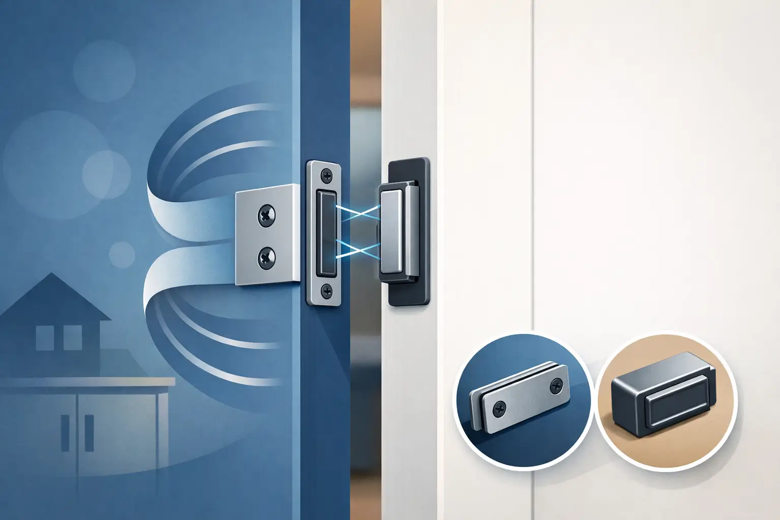 Magnetic Catches That Keep Doors Properly Closed
