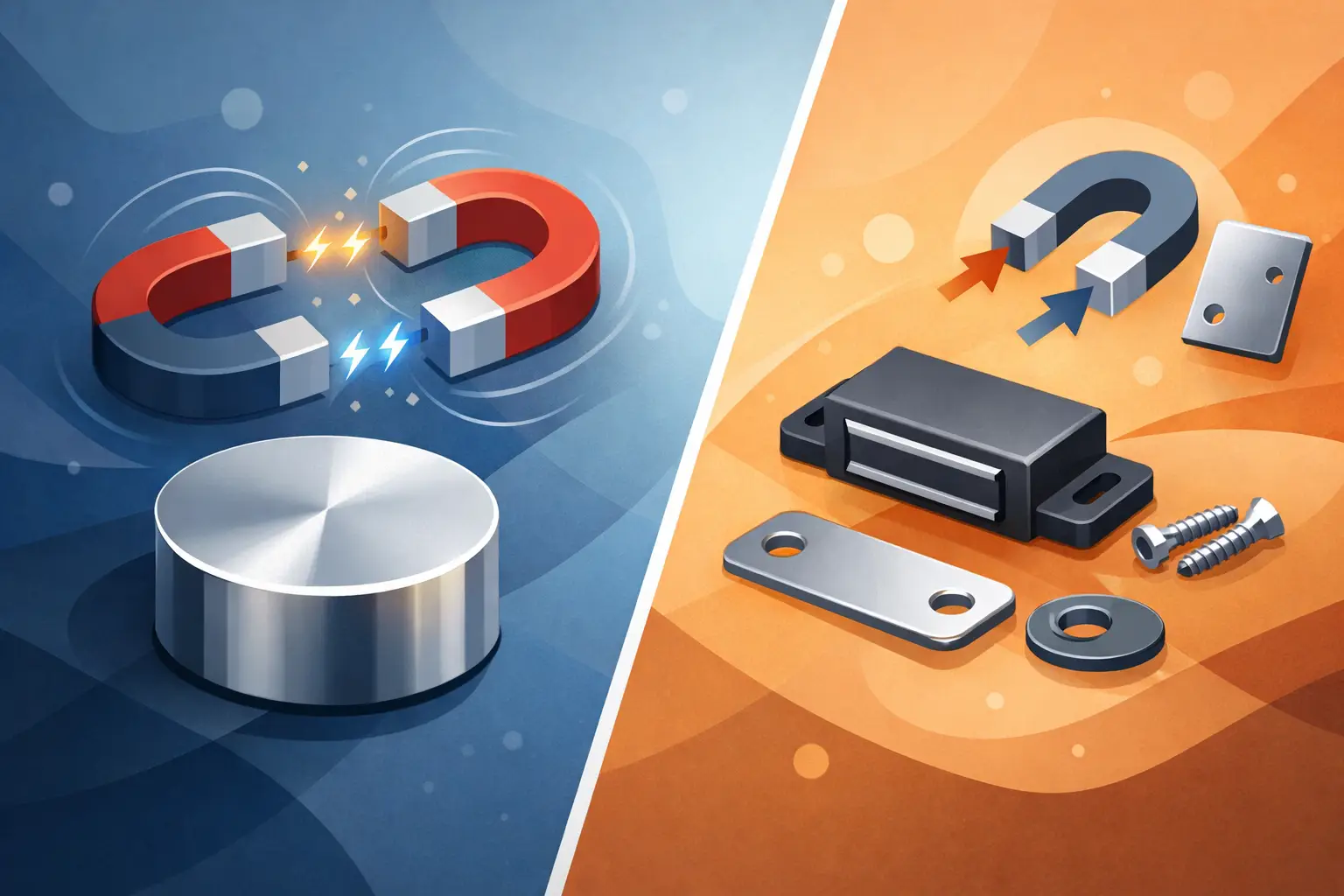 Neodymium Magnets vs Magnetic Catches