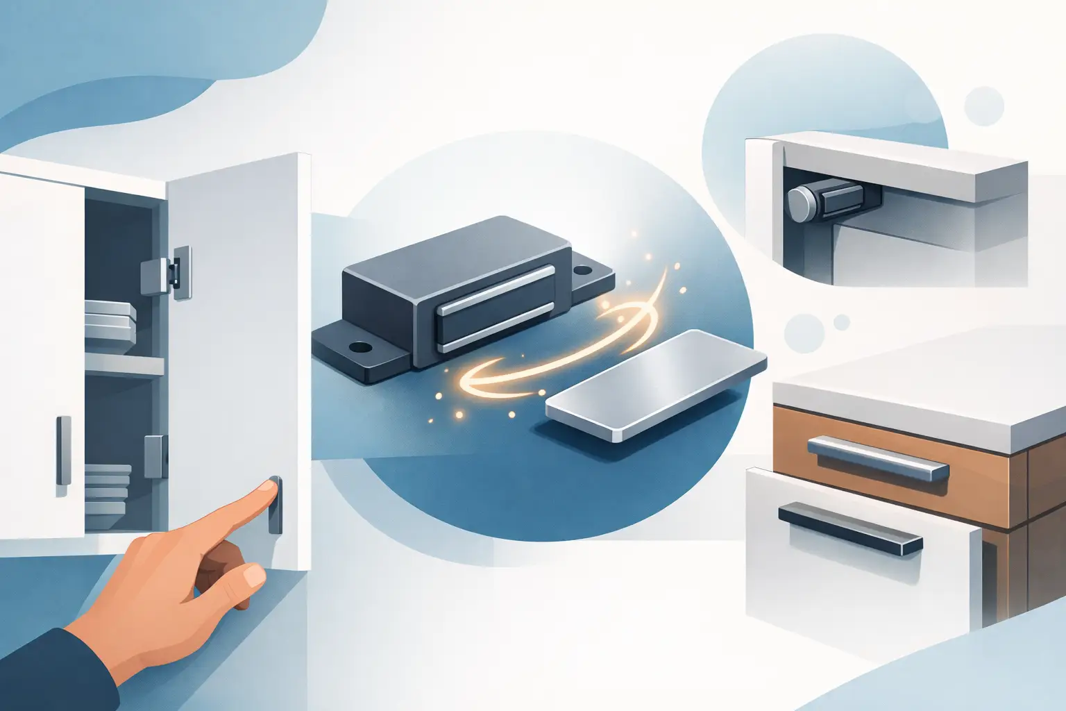 A Practical Guide to Magnetic Cabinet Hardware