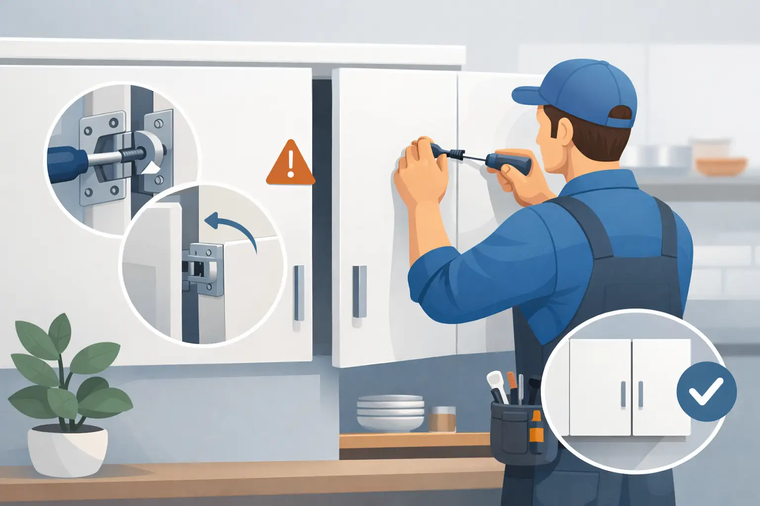 How to Fix Cupboard Door Alignment Properly
