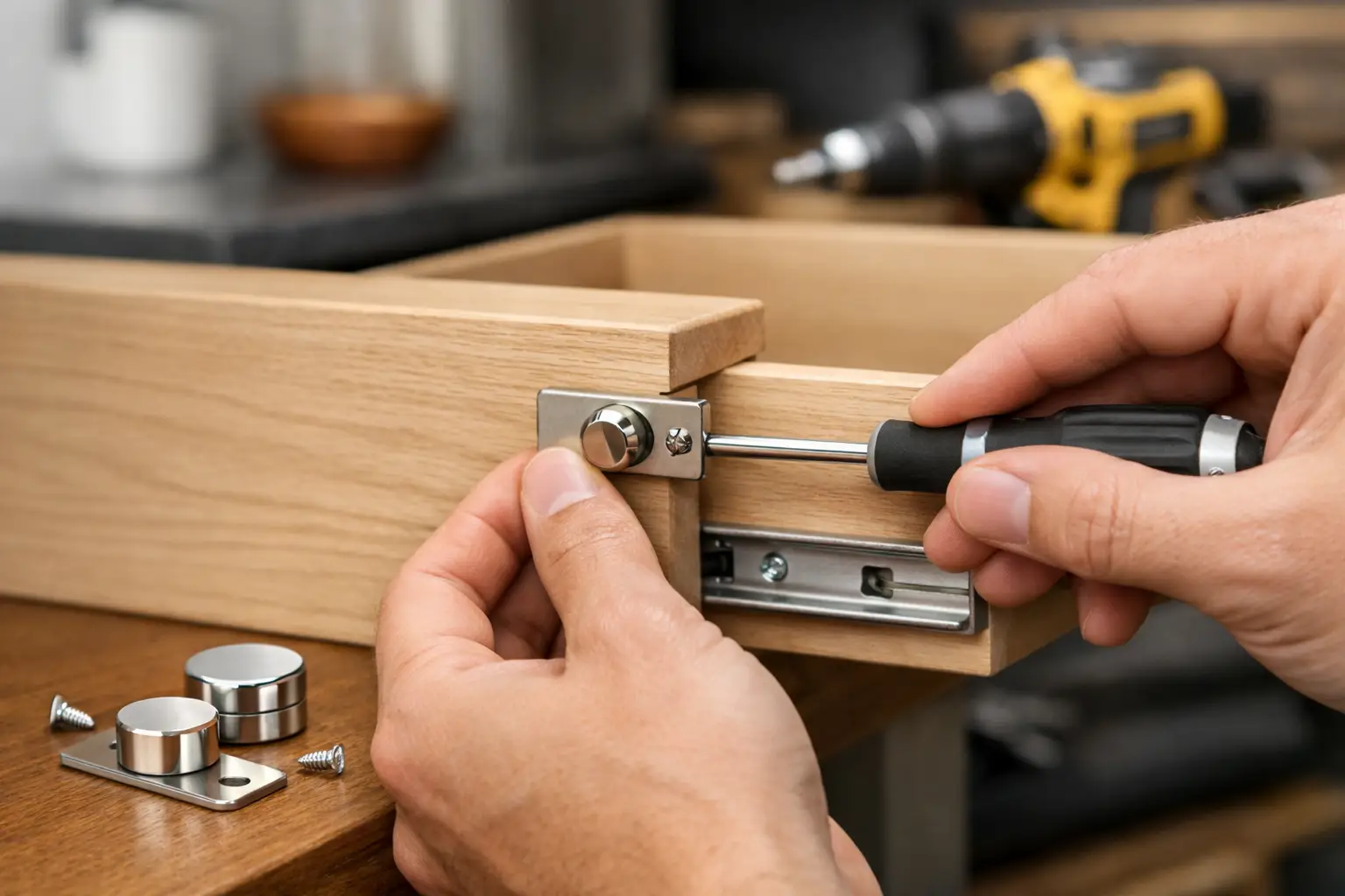 How to Install Drawer Retaining Magnets Properly