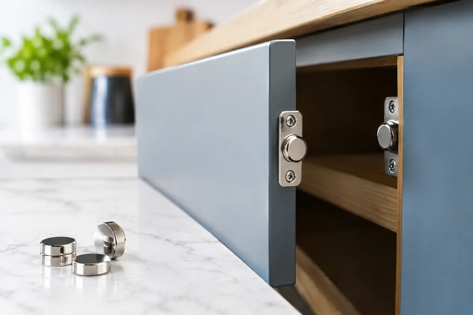 Magnetic Catch Alignment for Reliable Closures