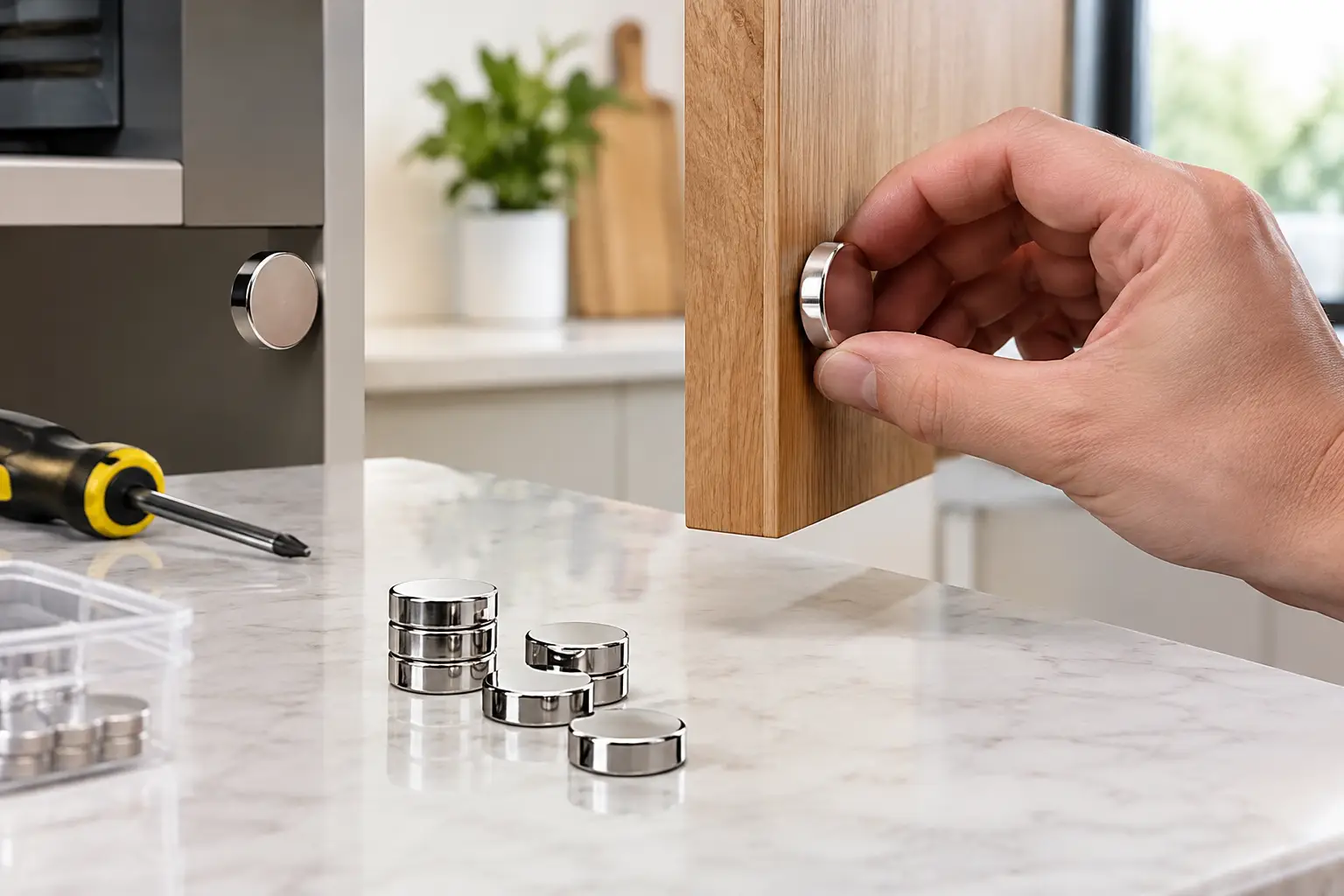 Furniture Magnet Installation That Holds Firm