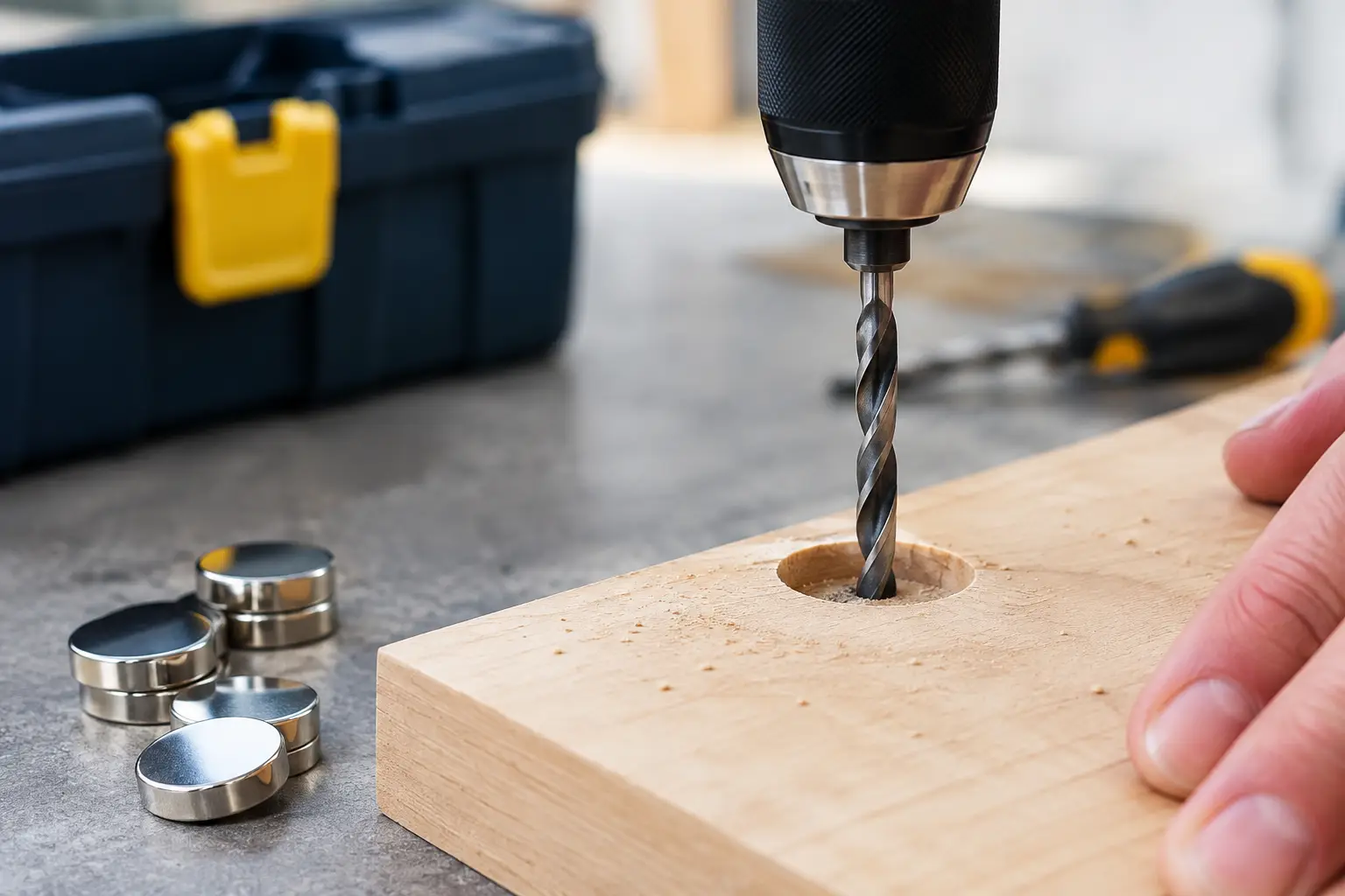 How to Drill Magnet Recesses Without Breakout
